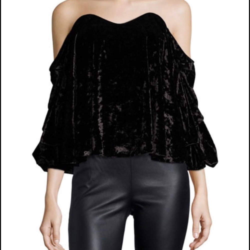 CAROLINE CONSTAS top size small black